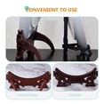 thumbnail image 3 of SHISUYAN Dark Red Plastic Plate Easel for Home Use Strong and Durable Suitable for Displaying Plates 6.5 Inches, 3 of 8