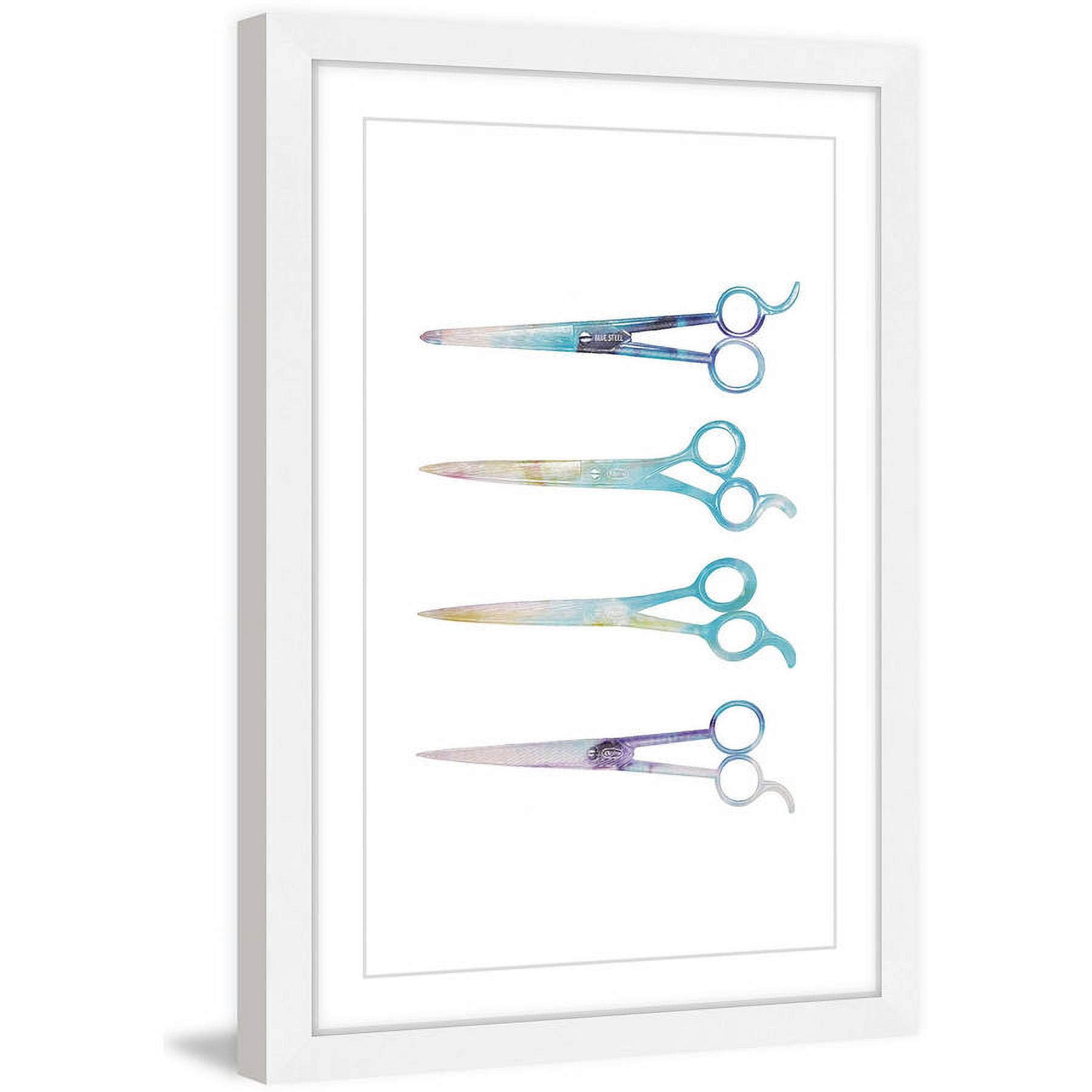 "Scissors" Framed Painting Print