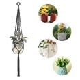 thumbnail image 3 of 2pcs Macrame Plant Hangers Indoor Outdoor Hanging Planter Basket, 3 of 5