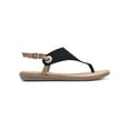thumbnail image 2 of White Mountain Womens London Faux-Leather Thong Flat Sandals, 2 of 3