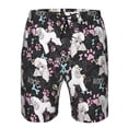 thumbnail image 3 of Fotbe Cute Poodle Dog Trajes de Baño Estampados para Hombre, Shorts de Verano de Secado Rápido, Ropa de Playa, Bañadores-XX-Large, 3 of 6