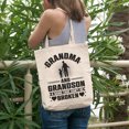 thumbnail image 2 of Grandma and Grandson, A Bond That Can't Be Broken, Grandmother, 12oz Canvas Tote Bag, 2 of 3
