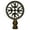 Antique Brass - Pack of 1, variant on Royal Designs, Inc. Bird Filigree Design Crystal Embelishments Finial for Lamp Shade, F-5070PB-1, Polished Brass, Single