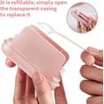 thumbnail image 6 of Automatic Pop-Up Tooth Floss Dispenser, Portable Refillable Dental Floss Case, Travel Floss Holder for Bathroom, Office, Travel (Pink), 6 of 7