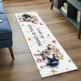 thumbnail image 4 of Spring Pig 2'x6' Runner Rug, Butterfly Botanical Floral Summer Washable Non-Slip Area Rugs for Hallway Kitchen Floor Bedroom Entryway, StainResistant Laundry Carpet Decoration Indoor Mat, 4 of 9