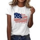 thumbnail image 1 of Tops Florales para las Mujeres Impreso Suéter Cuello Redondo Manga Corta, Ligero Y Casual Tops Cortos para las Mujeres, 1 of 3