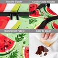 thumbnail image 4 of Watermelon Dual Compartment Insulated Lunch Bag with Large Capacity - 7.1x11.4x16.1 Inches - Handheld Refrigerated Meal Bag, 4 of 6