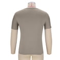 thumbnail image 4 of Big And Tall Short Sleeve Solid Crewneck T Shirts For Men Summer Outdoor Streetwear Casual Date Night Travel Weekend Daily Wear Smart Casual Easy Outfit, 4 of 7