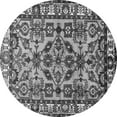 thumbnail image 1 of Ahgly Company Indoor Round Persian Gray Traditional Area Rugs, 7' Round, 1 of 1