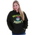 thumbnail image 4 of Funny Papa Smurf Who's Your Paddy Hoodie Sweatshirt Women Men Brisco Brands S, 4 of 6