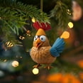 thumbnail image 5 of Clearance! Turkey Pendant Christmas Tree Pendant Car Pendant Christmas Tree Ornament, 5 of 5