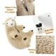 thumbnail image 5 of Furvana Shaved Sheep Stuffed Animal, Sheep Plush Toy, Cute Plushie for Girls, Sleeping Pet Buddy, Lamb Stuffed Animal Best Birthday Gifts for Women Boys Teens, Small Plush Toy, 5 of 5