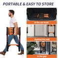 thumbnail image 3 of stusgo 12.8FT Telescoping Ladders, 3.9M Carbon Steel Extension Ladder, Heavy Duty 330lbs Capacity, 3 of 7