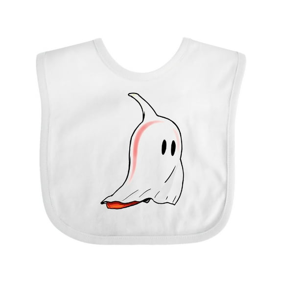 Inktastic Cute Ghost Pepper Boys or Girls Baby Bib