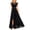 Black, variant on Juesizh Womens Cocktail Dresses Crew Neck Short Sleeve Evening Dresses Elegant Flowy Lace Patchwork Maxi Party Dress, S-XL