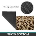 thumbnail image 6 of Brown and Black Leopard Print Kitchen Rugs Sets Of 2,Anti Fatigue Kitchen Mat Rugs Non Slip Washable,Decorative Kitchen Floor Mats for Kitchen,Sink,Laundry,17"x30"+17"x47", 6 of 7