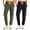 Black & Army Green, variant on 2-Pack SPECIAL MAGIC Women's Cotton Cargo Jogger Sweatpants with 4 Pockets, High Waist Drawstring, Lightweight Tapered Athletic Pants
