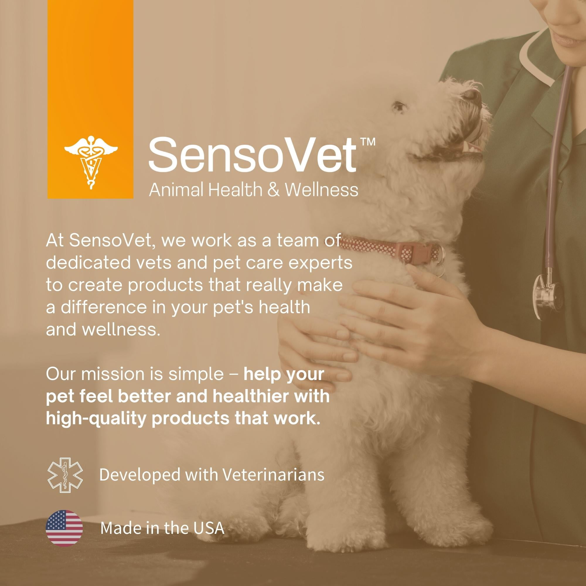 SensoVet Calm & Relax Soft Chews for Dogs - Ginger Melatonin Blend