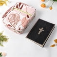 thumbnail image 5 of Bible Covers Bible Case Bible Bag, 10x7.5 in Bible Covers Canvas Bible Holder with Handle Fits for Standard Size Bible, Gifts for Women Men, 5 of 6