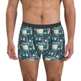 thumbnail image 1 of Balery France and Paris Calzoncillos bóxer para hombre, ropa interior de algodón suave y transpirable con cinturilla de nailon-X-Large, 1 of 5