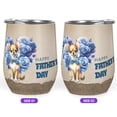 thumbnail image 2 of Chihuahua Proud Dad Happy Father's Day 12oz Stainless Steel Wine Tumbler Insulated Cup with Lid Dog Lover Gifts Idea - 02008, 2 of 5