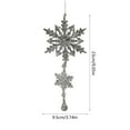 thumbnail image 4 of Solive Christmas Decorations Snowflake Ornaments Tree Decorations Snowflake Pieces Window Decorations Hanging Ornaments Holiday Party Wedding Anniversary Decor, 4 of 7