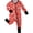 1pcs Red gingerbread, variant on ATAIKU Christmas Baby Boys Girls Bamboo Viscose Footies, Infant Convertible Pajamas, 2-Way Zipper Sleeper for Baby 3-24M