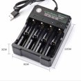 thumbnail image 1 of 18650 Charger 4 Slots Li-ion Lithium Battery Player Amplifier battery charger USB Charging Stand, 1 of 8