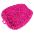 thumbnail image 4 of Shower Foot Scrubber, Fatigue Relief PVC Material Prevent Slip Flexible Shower Foot Wash Massage Pad  For Elderly Pink,Green, 4 of 8