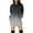 Gray, variant on Kiplyki Flash Deals Women's Winter Long Sleeve Dress Hoodies Printed Hooded Tunic Pockets Pullover
