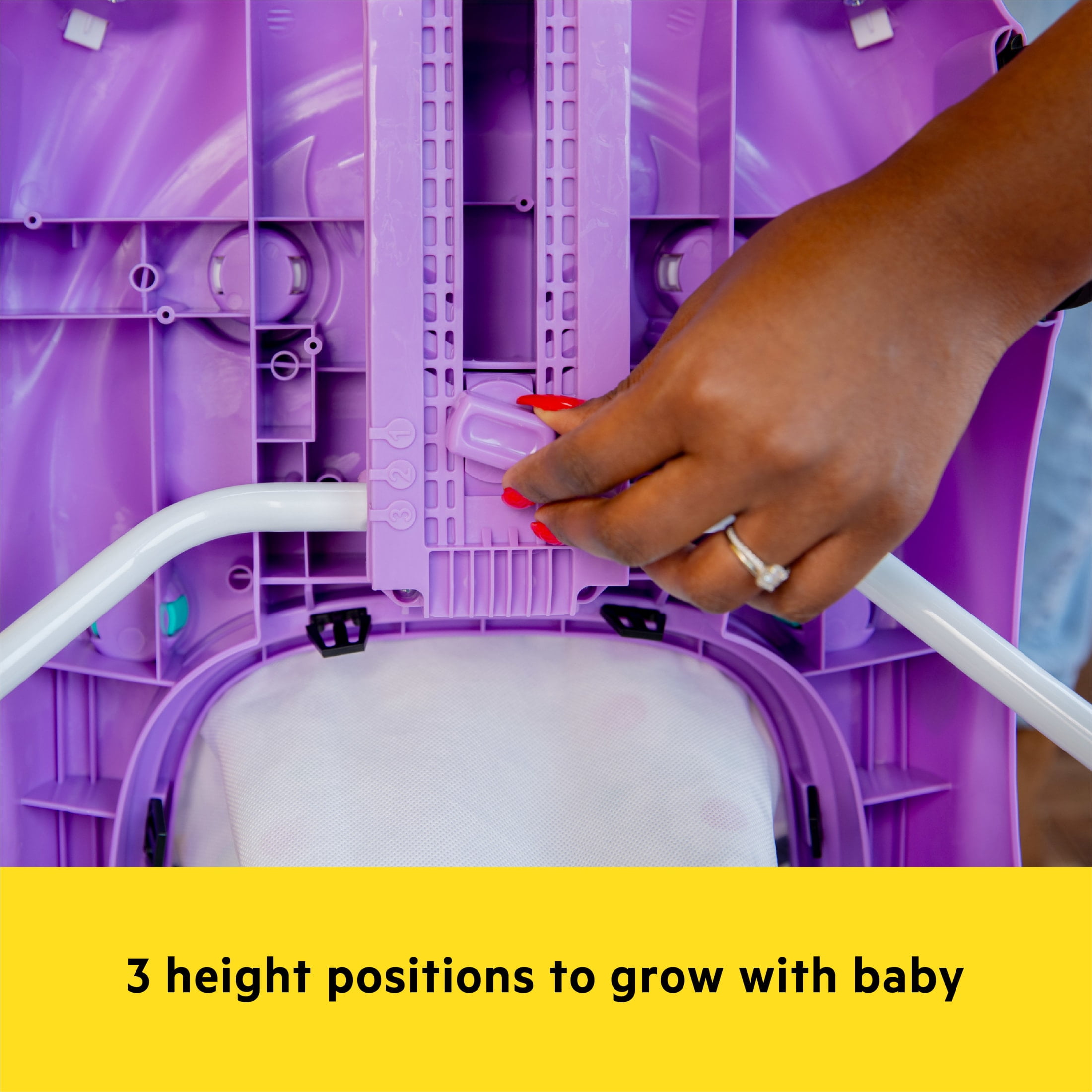 Bright Starts Little Speedster 3-in-1 Car Walker, Purple, Infant to Toddler