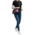 thumbnail image 5 of Bolsa crossbody marca Luxo Brand modelo UNIBELLA, color vino material Nylon metalizado, 5 of 5