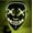 Yellow, variant on Halloween Mask Led Light Up Scary Mask for Festival Cosplay Halloween Masquerade Costume Parties Black