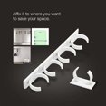 thumbnail image 1 of Langgg 4 Pieces PP Spice Organizer Punch-free Trimmable Replacement Restaurant Pepper Salt Sugar Storage Rack Bracket, 1 of 7
