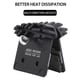 thumbnail image 5 of 2X Bike Resin Disc Brake Pads Ice Tech Bicycle Hydraulic Cooling Brakes Pad J02A for SLX Deore XTR, 5 of 5