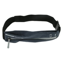 Unique Bargains 1 Pc Durable Running Belt Elasticity Sports Waist Bag for Sports Dark Gray