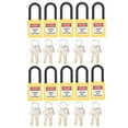thumbnail image 3 of Lockout, Lockout Résistance aux Chocs Compacte et Légère Pratique Robuste pour les Chantiers de Construction d'Usines, les Hôpitaux pour les Travailleurs Jaune, Rouge, 3 of 8
