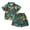 Olive Green, variant on Odeerbi 1-8 Years Toddler Boys Summer Hawaiian Outfits Cotton Beach Tropical Print Short Sleeve Shirt Shorts Set Graphic Casual Two-piece Set Toddler Boys Clothes