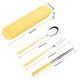 thumbnail image 4 of Cateissary Juegos de vajilla 304 Cubiertos de acero inoxidable Utensilios de cocina reutilizables Accesorios de viaje Cocina Restaurante Reuniones Type1 NO1 Cateissary HA012732-01, 4 of 6