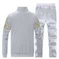 thumbnail image 4 of CONZONE Mens Sweatsuit 2 Peice Set Casual Track Suit for Men Camouflage Long Sleeve Zip Jacket Pants Cozy Fall Winter Athletic Jogging Outfits, 4 of 4