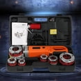 thumbnail image 4 of LHCER Electric Pipe Threader, Portable Handheld Electric Pipe Threader Threading Machine With 6 Dies , Pipe Threader Tool, 4 of 8
