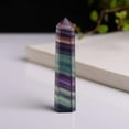 thumbnail image 6 of Fluorite Healing Crystal Wands Faceted Prism Gemstone Point Wand Carved Reiki Healing Stone, 6 of 6