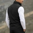 thumbnail image 3 of Trikvn Men's Athletic Running Vest Lightweight Windbreaker Outerwear Full Zip Activewear Sleeveless Jacket with Side Pockets Stand Collar for Golf Cycling Workout, 3 of 9