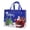 Blue, variant on KUMHONW 6 Pack Large Christmas Gift Bags,Reusable Tote Bags with Handle Non-Woven Christmas Grocery Shopping Totes for Holiday Xmas,32*25*15cm