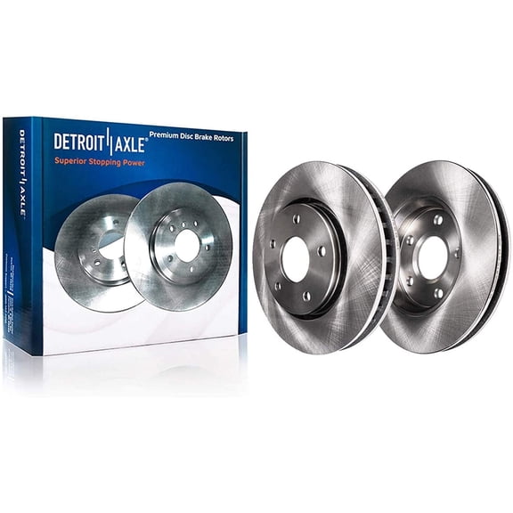 Detroit Axle - Front Brake Rotors for Toyota Camry Avalon Sienna Solara Lexus ES300 IS250, Disc Brake Rotors: 11.65" Rotor