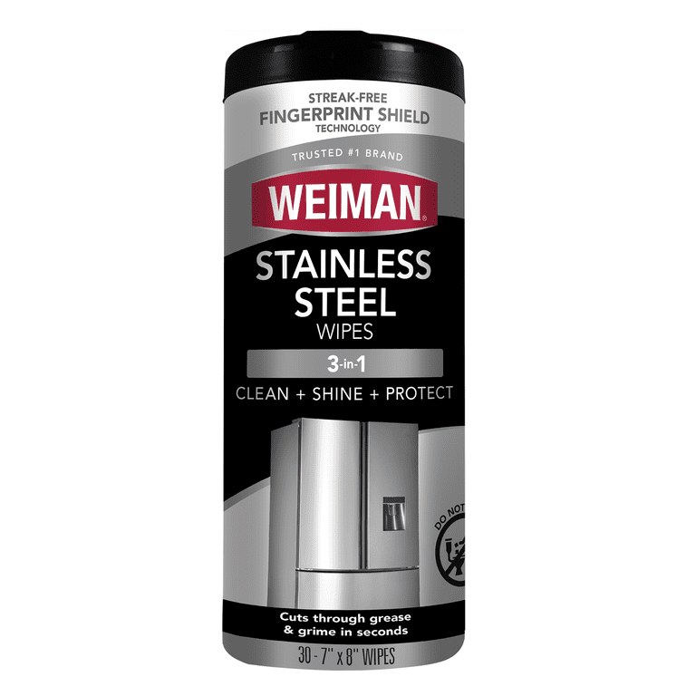 Weiman Stainless Steel Appliance Cleaning Wipes, 30 ct - Walmart.com