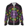 thumbnail image 2 of Lsque Mardi Gras5 UPF 50+ Lightweight Sun Protection Men's Women's Long Sleeve Shirt, Hoodie Performance -3X-Large, 2 of 9