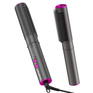 NEXPURE Hair Straightener Brush, Ionic Hot Comb, 5 Temps  display picture 2