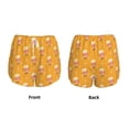 thumbnail image 3 of Balery Cute Popcorn Pantalones cortos deportivos para mujer con forro y dos bolsillos, elásticos, para entrenamiento, gimnasio, yoga-XX-Large, 3 of 7