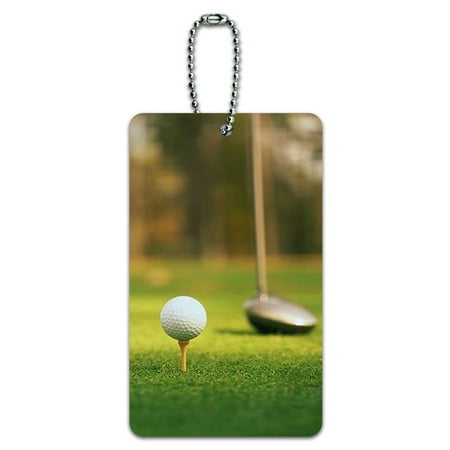 Club Tag - Graphics and More Golf Ball Club - Golfing ID Card Luggage Tag